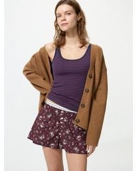 Uniqlo - Cotton Boxer Easy Shorts (Printed) - Lyst