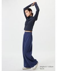 Uniqlo - Pantalón Recto Cálido Polar (Corto) - Lyst