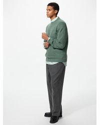 Uniqlo - Pleated Wide Trousers (Brushed Jersey) - Lyst