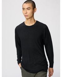 Uniqlo - Heattech Extra Warm Cashmere Blend Crew Neck T-Shirt (Long Sleeve) - Lyst