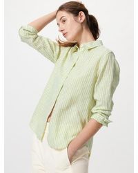 Uniqlo - 100% Premium Linen Shirt (Striped) - Lyst