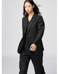 Uniqlo - 100% Premium Linen Jacket - Lyst