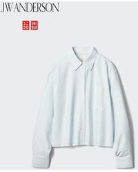 Uniqlo - Oxford Boxy Shirt (Striped) - Lyst