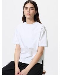 Uniqlo - Airism Cotton T-Shirt - Lyst