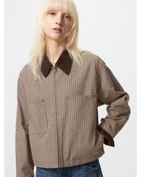 Uniqlo - Zip-Up Short Jacket (Patterned) - Lyst
