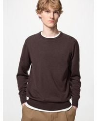 Uniqlo - 100% Merino Crew Neck Jumper - Lyst