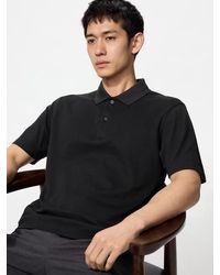 Uniqlo - Airism Cotton Piqué Polo Shirt - Lyst