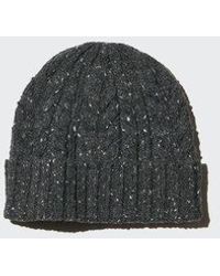 Uniqlo - Heattech Chunky Knit Beanie - Lyst