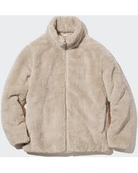 uniqlo teddy fleece jacke