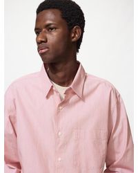 Uniqlo - Broadcloth Regular Fit Shirt (Regular Collar, Hairline) - Lyst