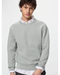 Uniqlo - Milano Strickpullover (Maschinenwaschbar, Gerippt, Rundhals) - Lyst