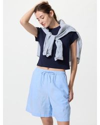 Uniqlo - Linen Blend Easy Shorts - Lyst