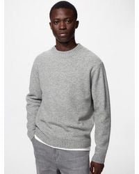 Uniqlo - Soufflé Yarn Crew Neck Jumper - Lyst