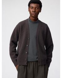 Uniqlo - 100% Lambswool V Neck Cardigan - Lyst