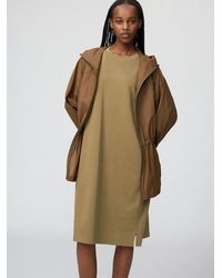Uniqlo - Airism Cotton Relaxed Dress (Short Sleeve) - Lyst