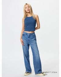 Uniqlo - Jeans Ampi Taglio Dritto - Lyst