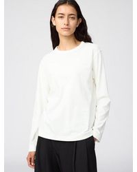 Uniqlo - 100% Supima Cotton T-Shirt (Long Sleeve) - Lyst