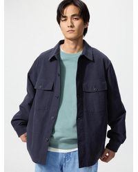 Uniqlo - Jersey Oversized Overshirt - Lyst