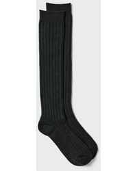 Uniqlo - Heattech Knee High Socks (Ribbed) - Lyst