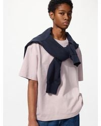 Uniqlo - Boxy Cropped T-Shirt - Lyst