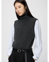 Uniqlo - Fluffy 100% Cashmere Vest - Lyst