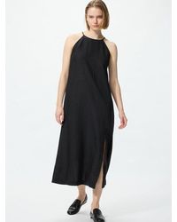 Uniqlo - Rayon Linen Camisole Long Dress - Lyst