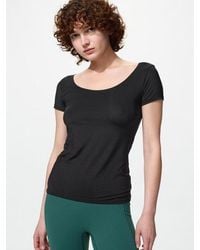 Uniqlo - Airism Scoop Neck T-Shirt - Lyst