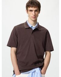 Uniqlo - Airism Cotton Piqué Polo Shirt - Lyst