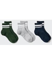 Uniqlo - Socks (Crew, 3 Pairs) - Lyst