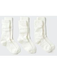 Uniqlo - Slouch Socks (3 Pairs) - Lyst