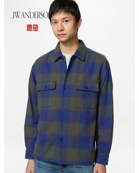 Uniqlo - Flannel Shirt (Checked) - Lyst