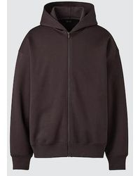 Uniqlo - Sweat Oversized Full-Zip Hoodie - Lyst