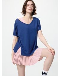Uniqlo - Airism Relaxed V Neck T-Shirt - Lyst