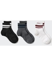 Uniqlo - Socks (Crew, 3 Pairs) - Lyst
