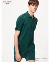 Uniqlo - Dry-Ex Half-Zip Polo Shirt - Lyst