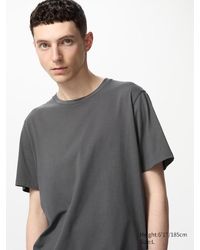 Uniqlo - Camiseta 100% Algodón Supima Cuello Redondo - Lyst