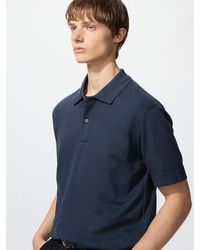 Uniqlo - Airism Cotton Piqué Polo Shirt - Lyst