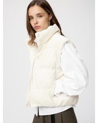 Uniqlo - Padded Corduroy Vest - Lyst