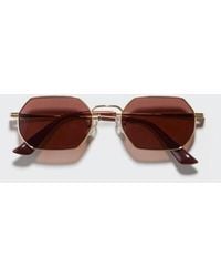 Uniqlo - Sunglasses (Hexagon, Metal) - Lyst