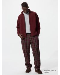 Uniqlo - Pantaloni Alla Caviglia Comodi Flanella A Quadri - Lyst