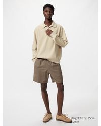 Uniqlo - Linen Blend Easy Shorts - Lyst