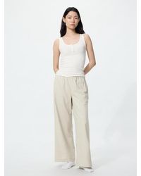 Uniqlo - Flannel Easy Trousers - Lyst