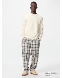 Uniqlo - Easy 7/8 Hose (Flanell, Kariert) - Lyst