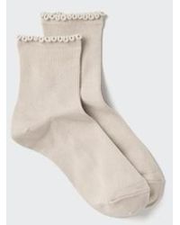 Uniqlo - Heattech Socks (Crew Frill) - Lyst