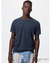 Uniqlo - Camiseta algodón supima cuello redondo - Lyst