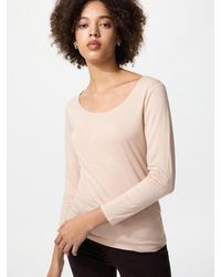 Uniqlo - Heattech Scoop Neck T-Shirt (Long Sleeve) - Lyst