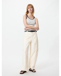 Uniqlo - Jersey Barrel Leg Trousers - Lyst