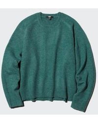 Uniqlo - Soufflé Yarn Crew Neck Jumper - Lyst