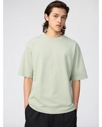 Uniqlo - Airism Cotton Oversized Crew Neck T-Shirt - Lyst