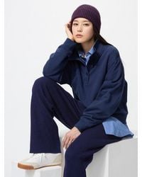 Uniqlo - Washable Knit Ribbed Trousers - Lyst